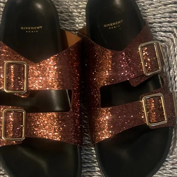 Givenchy Glitter Sandals - Sparkling Brown - Picture 10 of 12